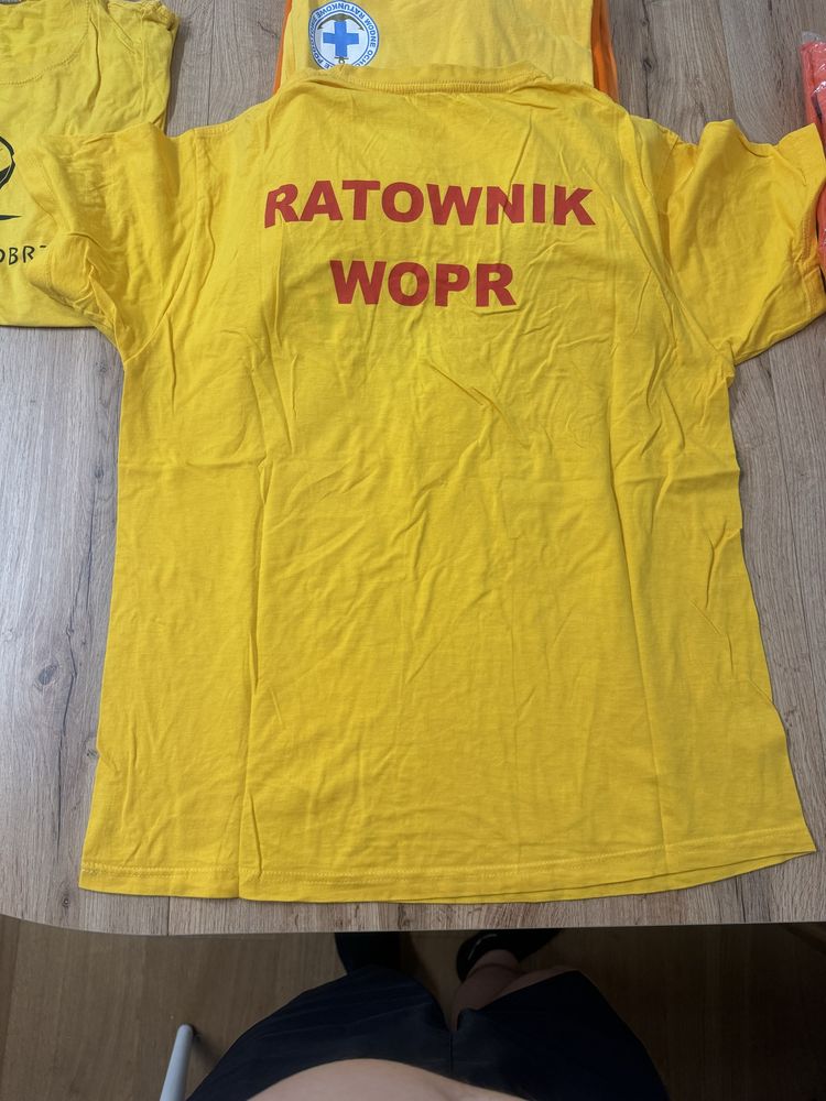 koszulki WOPR Ratownik uzywane rozmiar L