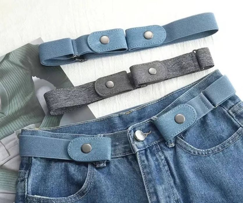 Эластичный ремень пояс резинка невидимый ленивый ремінь невидимка