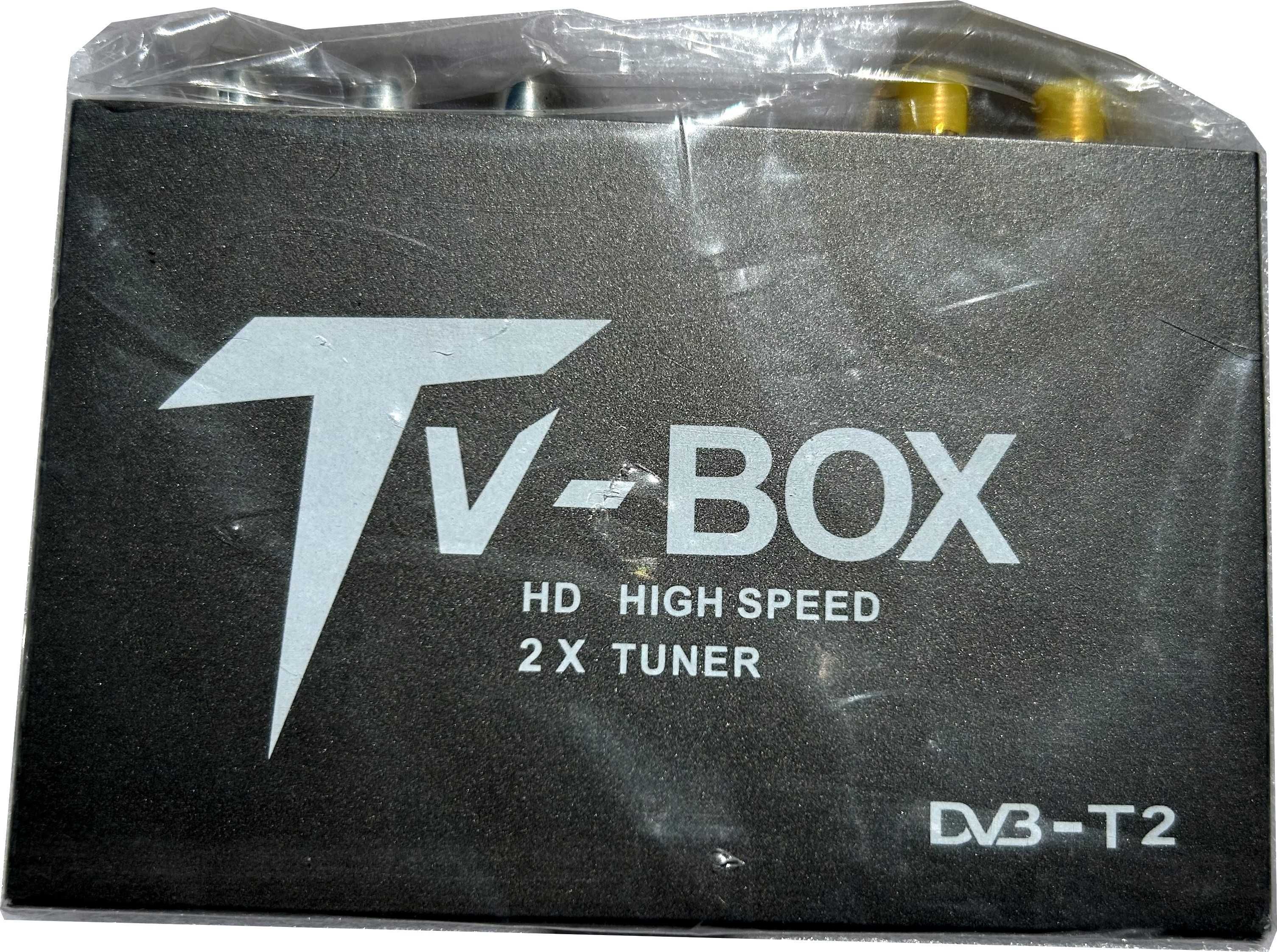Tuner Cyfrowy Samochodowy TV DVB-T2 H.265 HEVC HDMI 2x antena 12V 24V