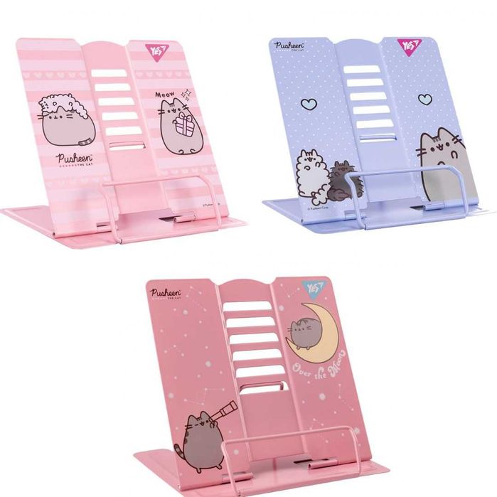 Підставка для книг Yes метал Pusheen