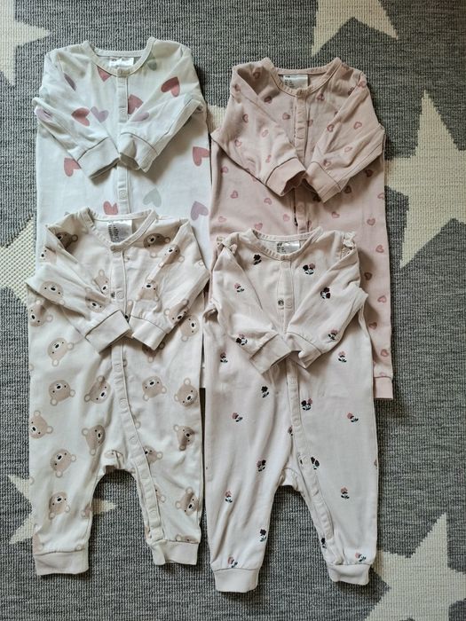 Paczka wyprawka dziewczynka  h&m r.62