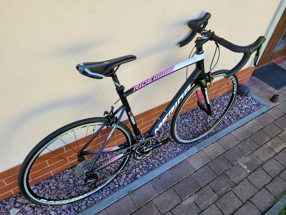 Rower szosowy MERIDA RIDE 400 LAMPRE * Shimano 105 2x11 * Fulcrum *M/L