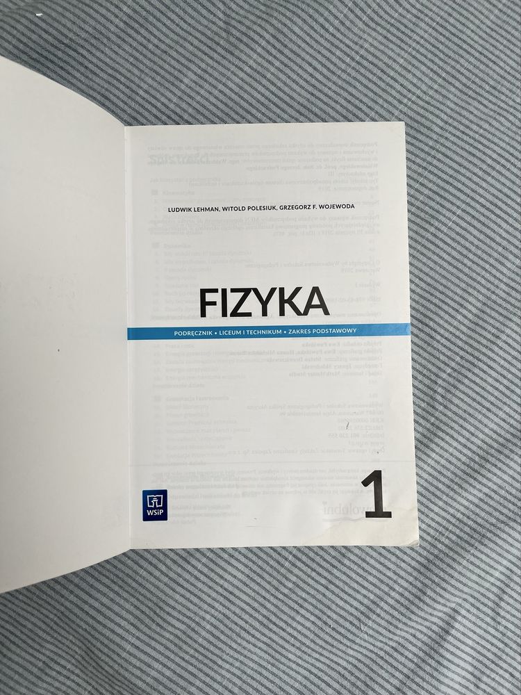 Podręcznik Fizyka 1 wsip