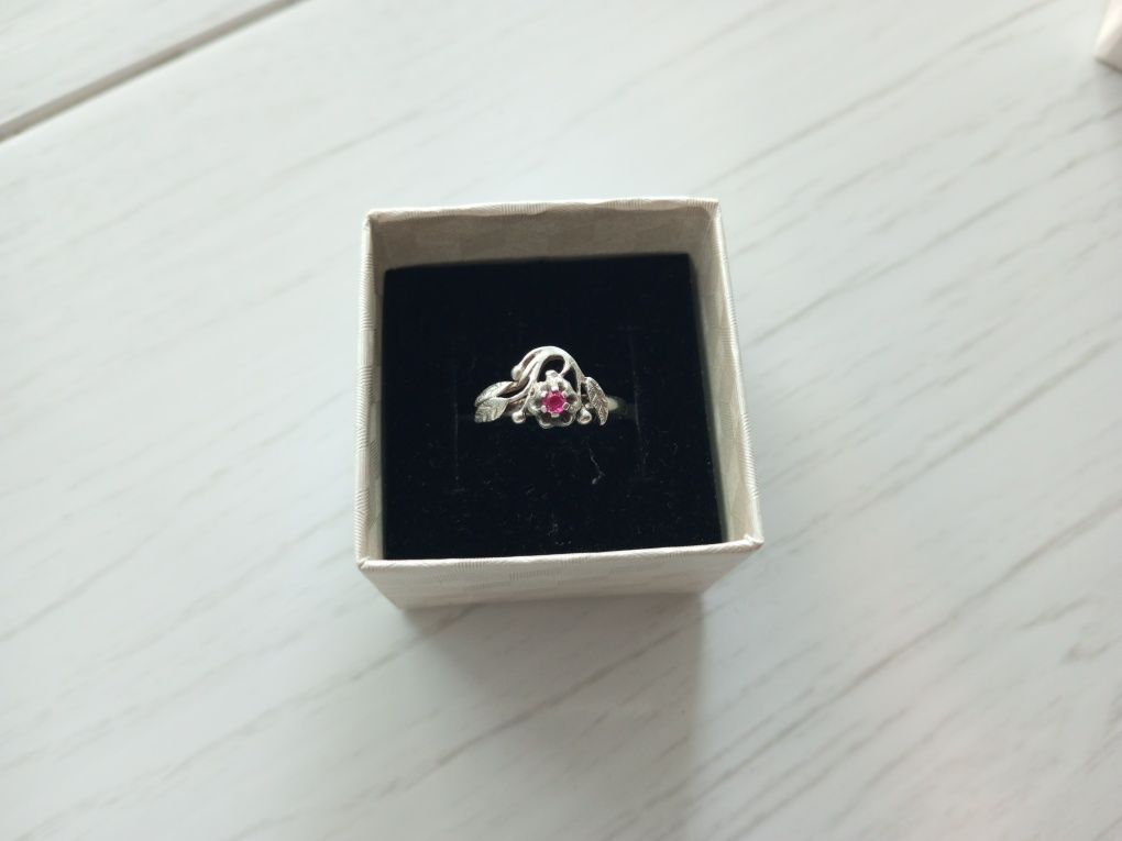 Кольцо серебро 925,875