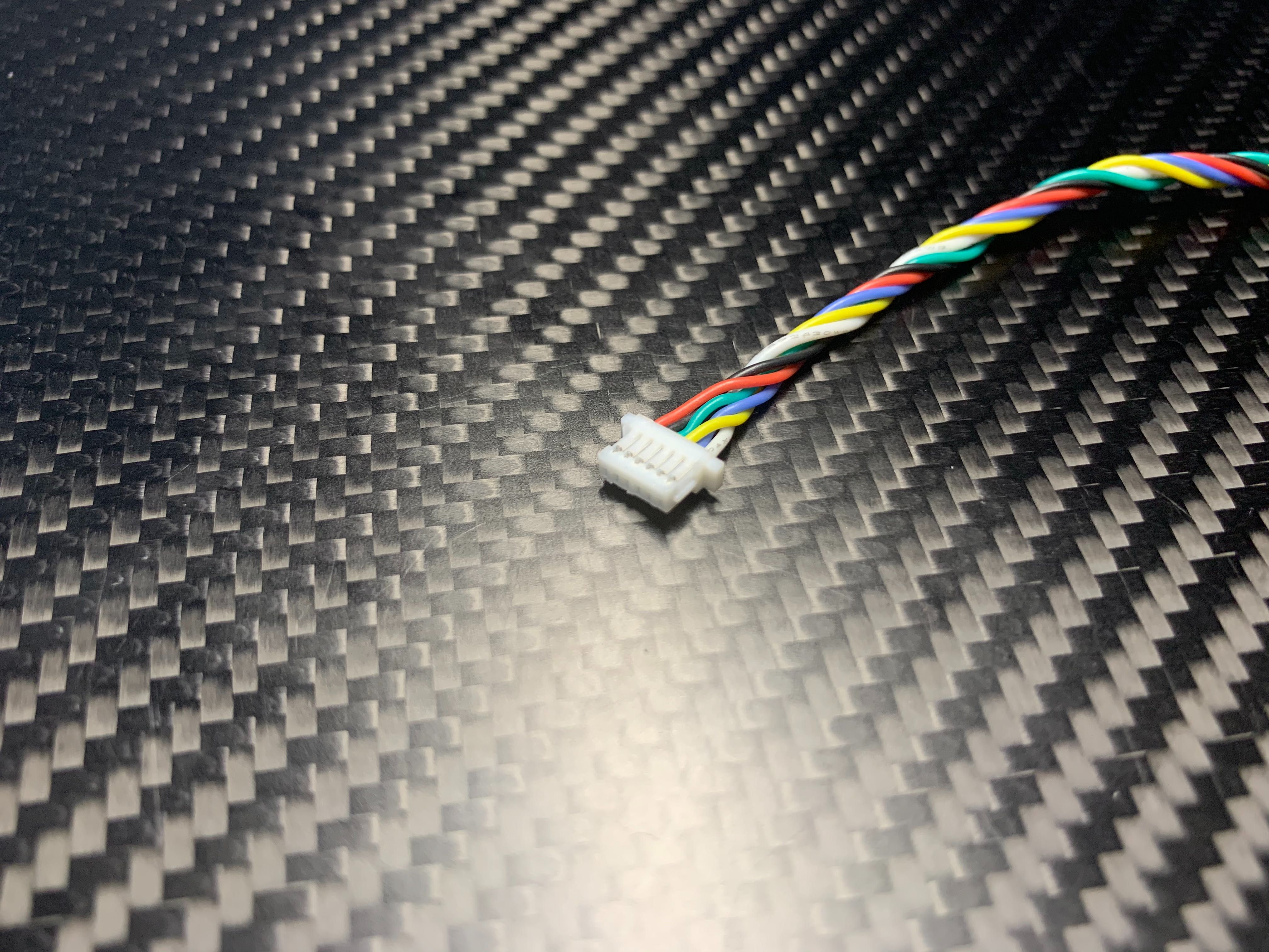 Dron przewod FPV VTX pin6/1.0mm Rush Zeus mamba ares fat shark RC