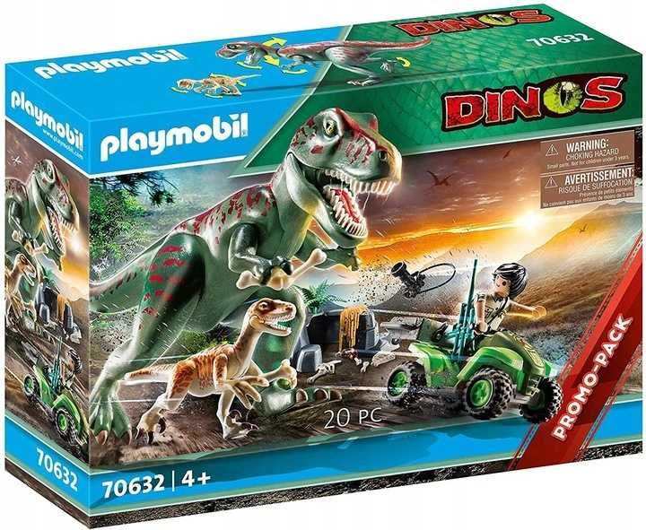 Figurki Playmobil Atak T-Rex 70632, Nowe, paragon