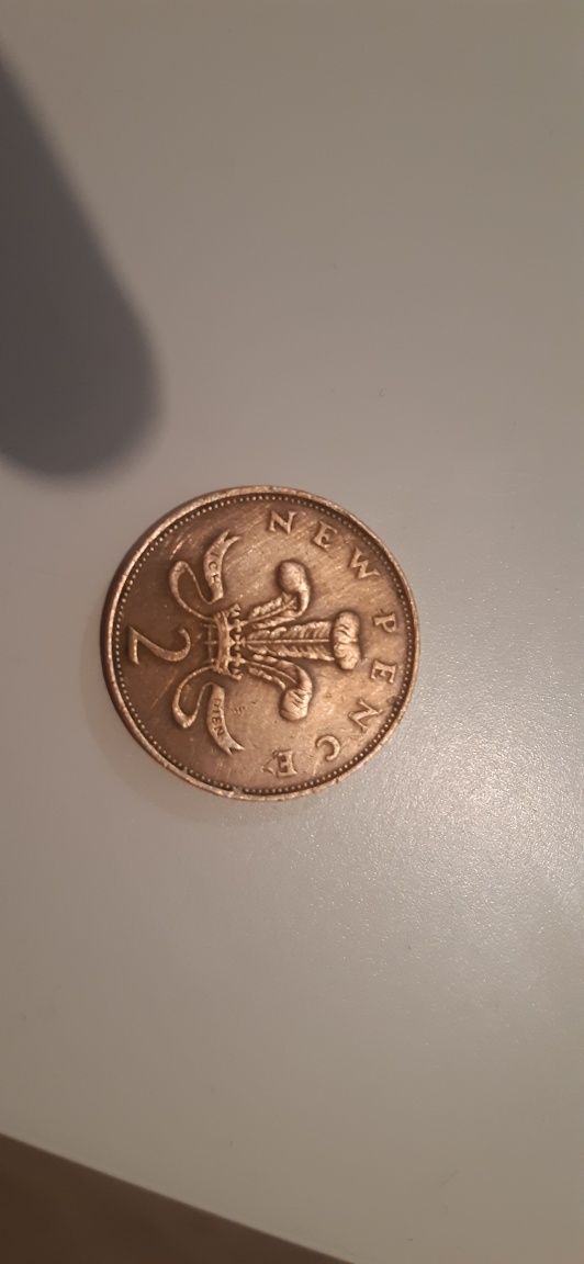 Moneta new pence 2 1971