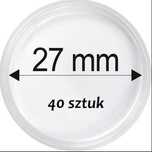 Kapsle na monety 27 30 mm zestaw 40 szt kapsel 2 zł GN