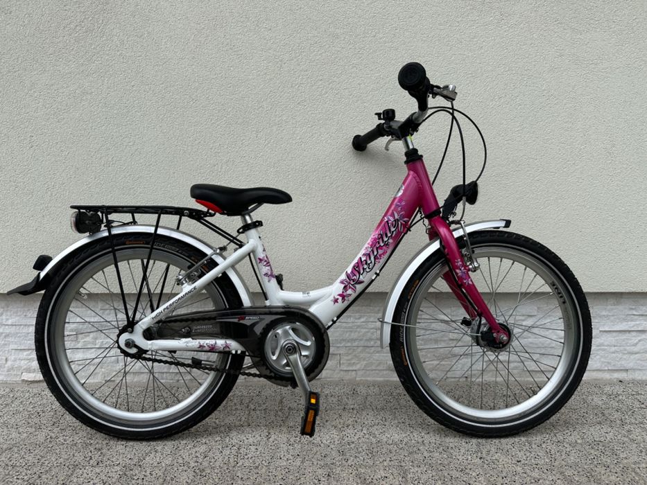 Rower PUKY SKYRIDE - koła 20, aluminiowy, 3 biegi, kontra, prądnica