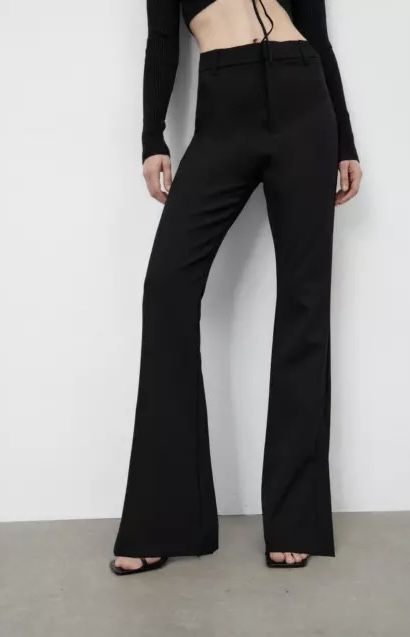 Трендові штани легінси з розрізами zara зара розмір s