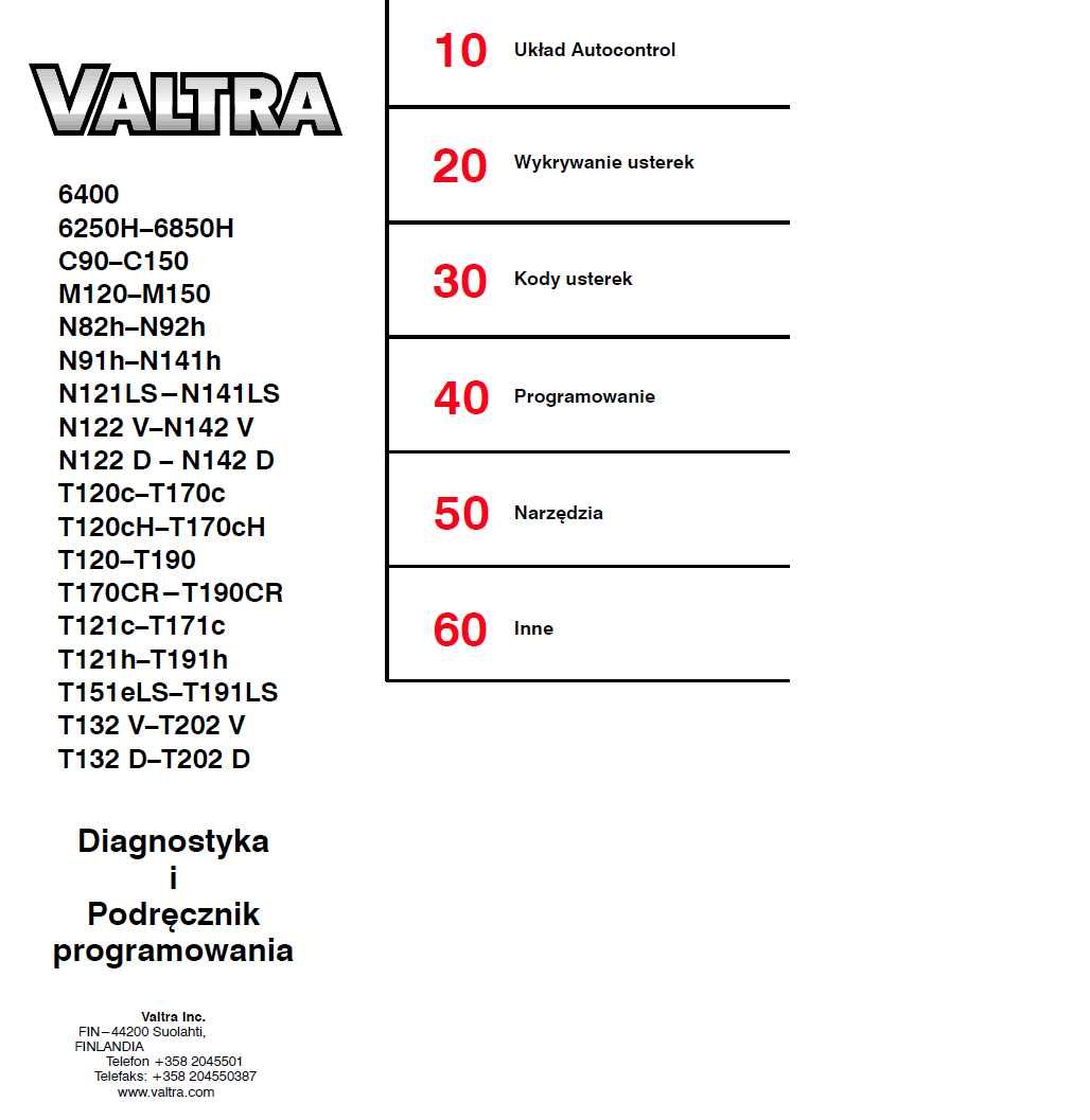 Kody Błędów VALTRA