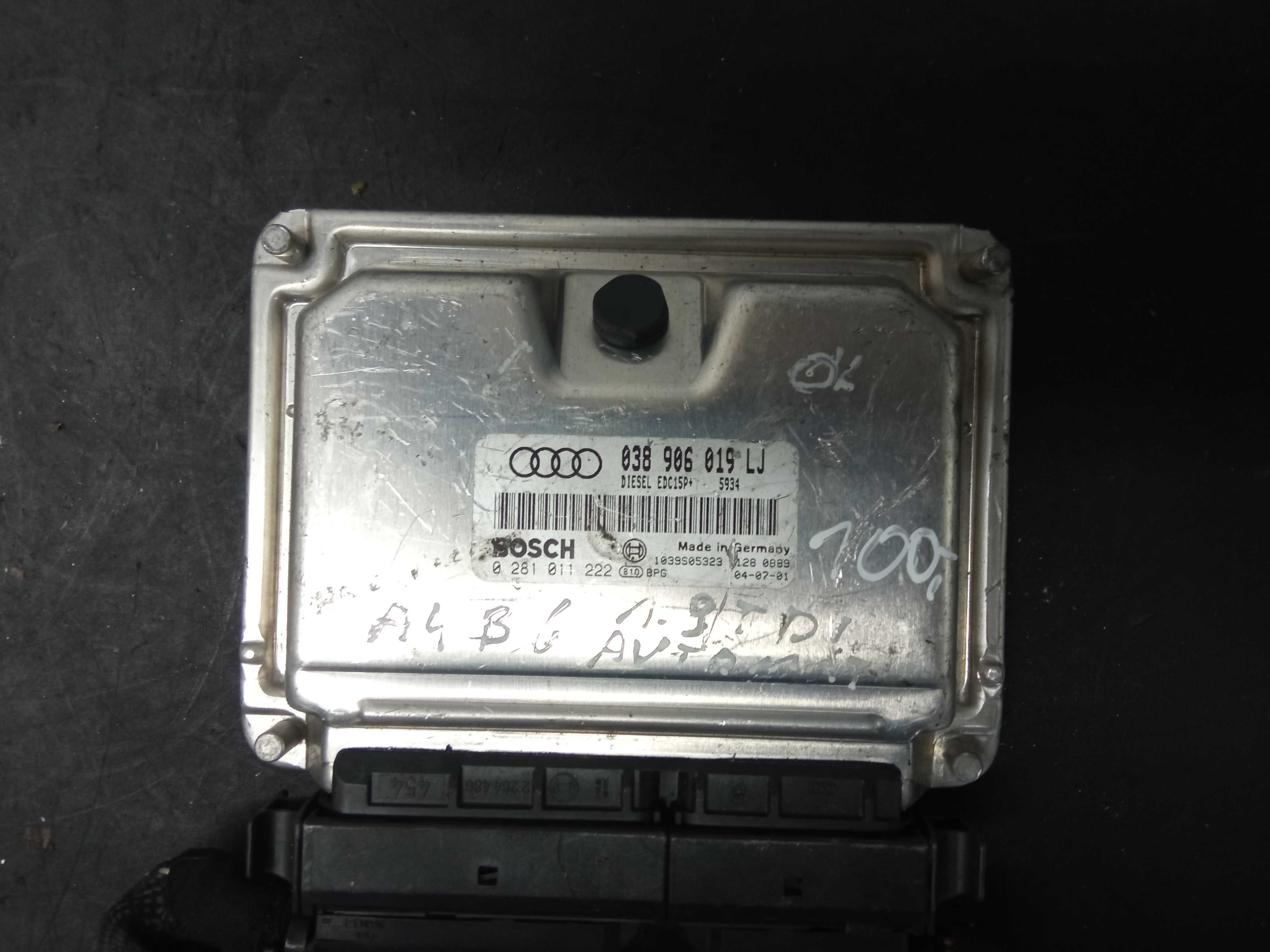 Komputer sterownik silnika Audi A4 B6 1.9 TDI 038/906/019LJ Siedlce