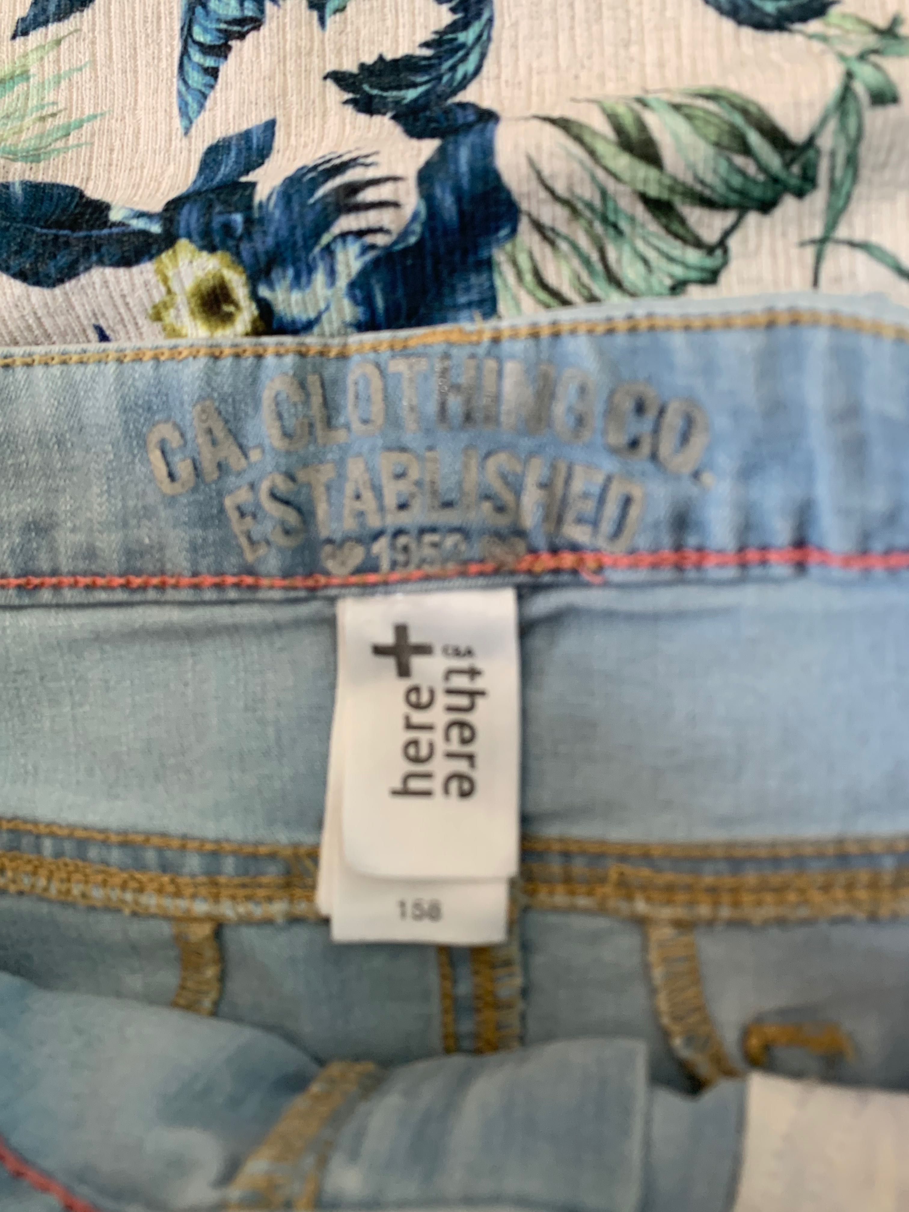 Spódnica jeans r.158 koszulka  tally weijl r.xs