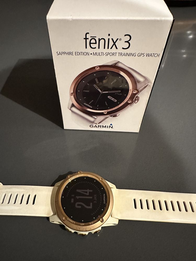 Relógio Garmin Fénix 3 Rose Gold