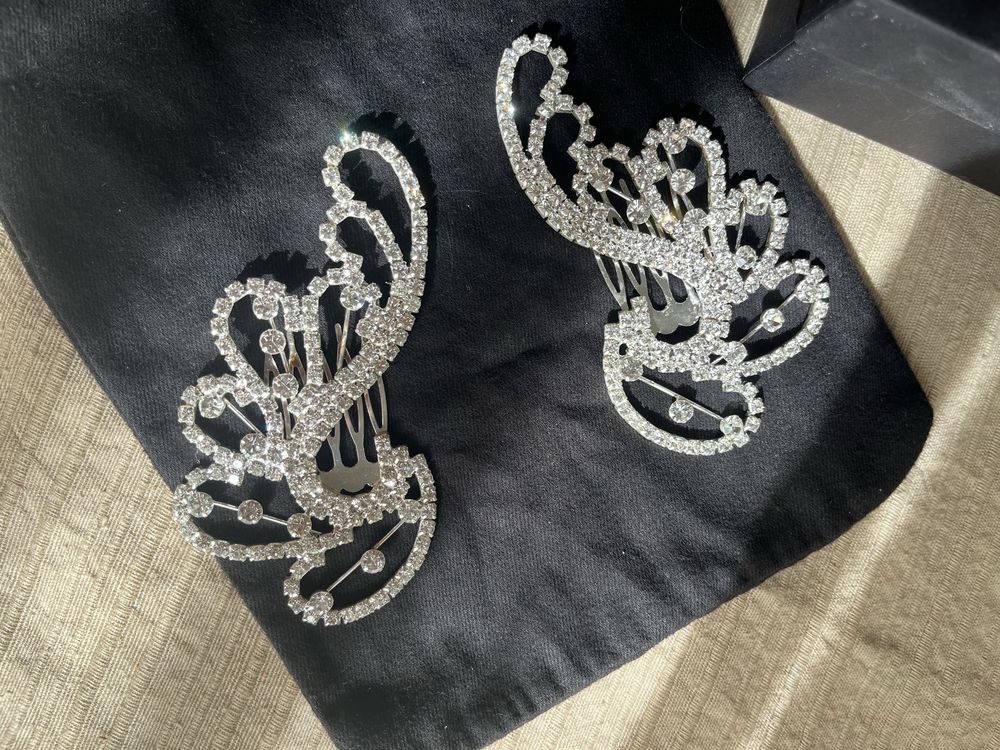 Ganchos de brilhantes para cabelo