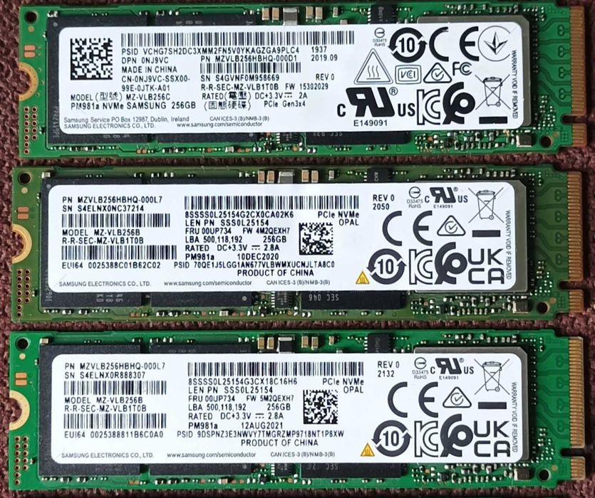 SSD M2 NVME  256-512-1TB-2TB