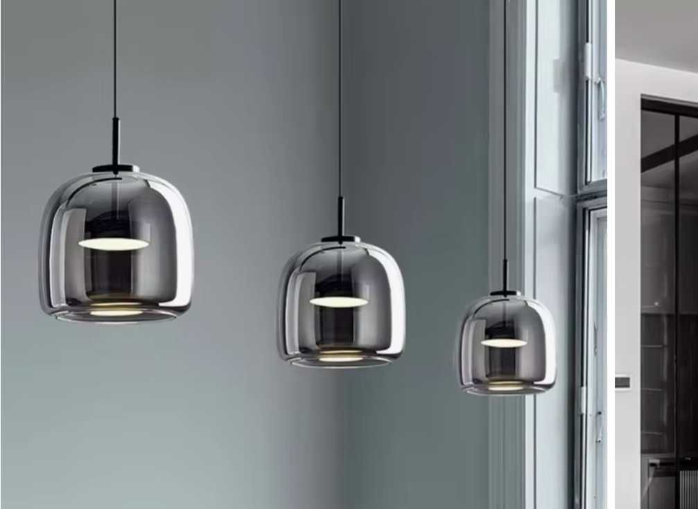 2x Candeeiros LED de Teto Suspensos Ilha, Cozinha, Quarto NOVOS