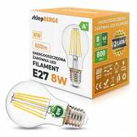 Żarówka LED E27 8W filament edison retro ozdobna