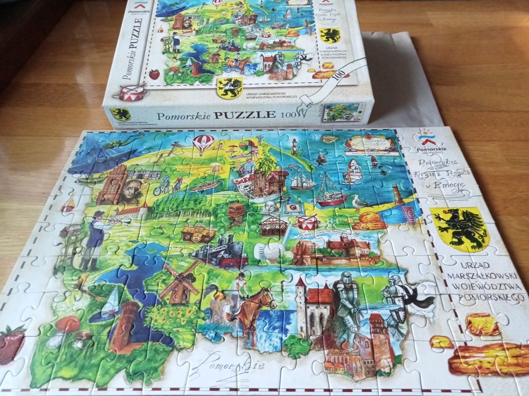 Puzzle używane 100 elementów