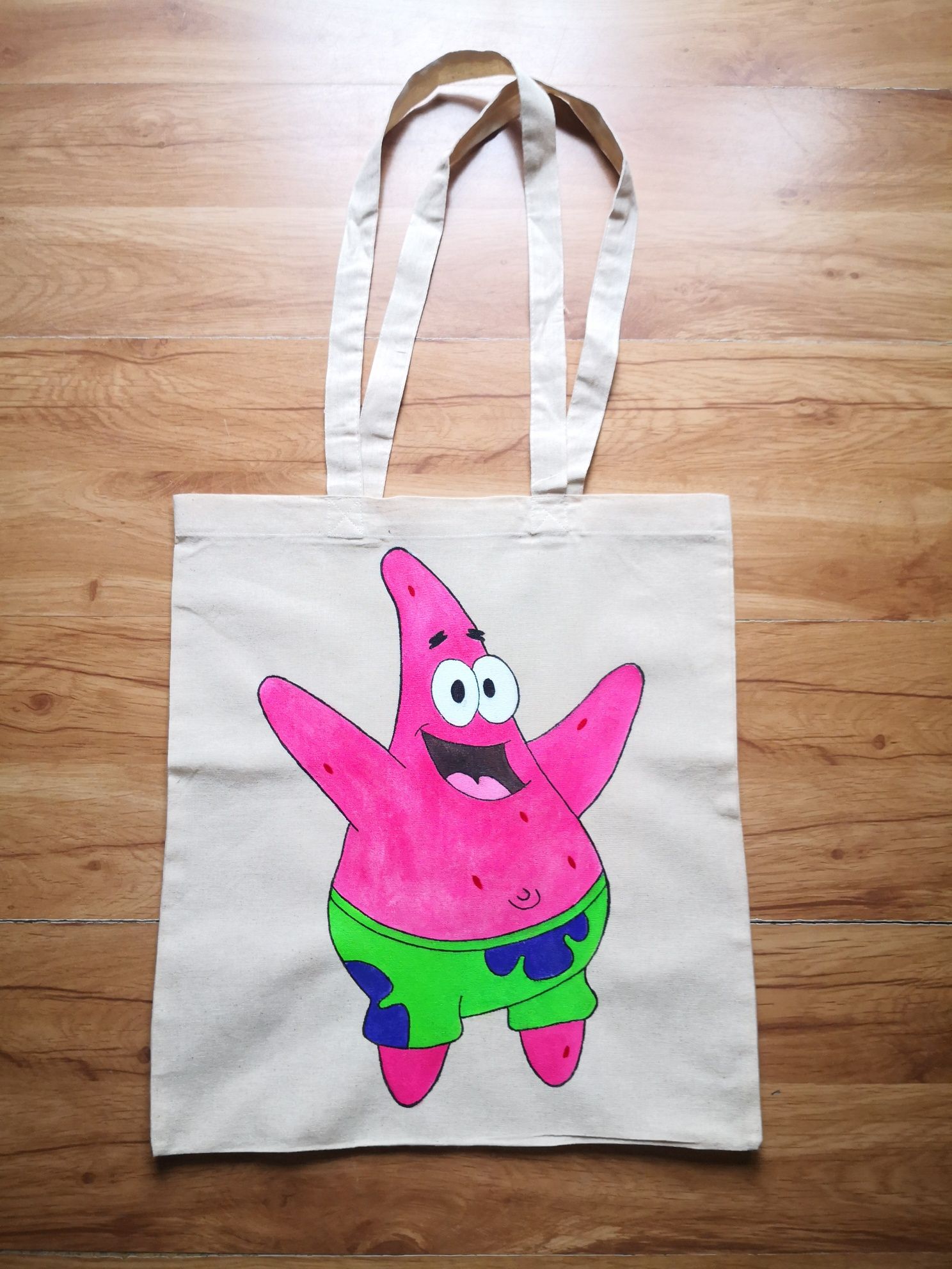 Torba bawełniana shopper/ SpongeBob/ Patryk