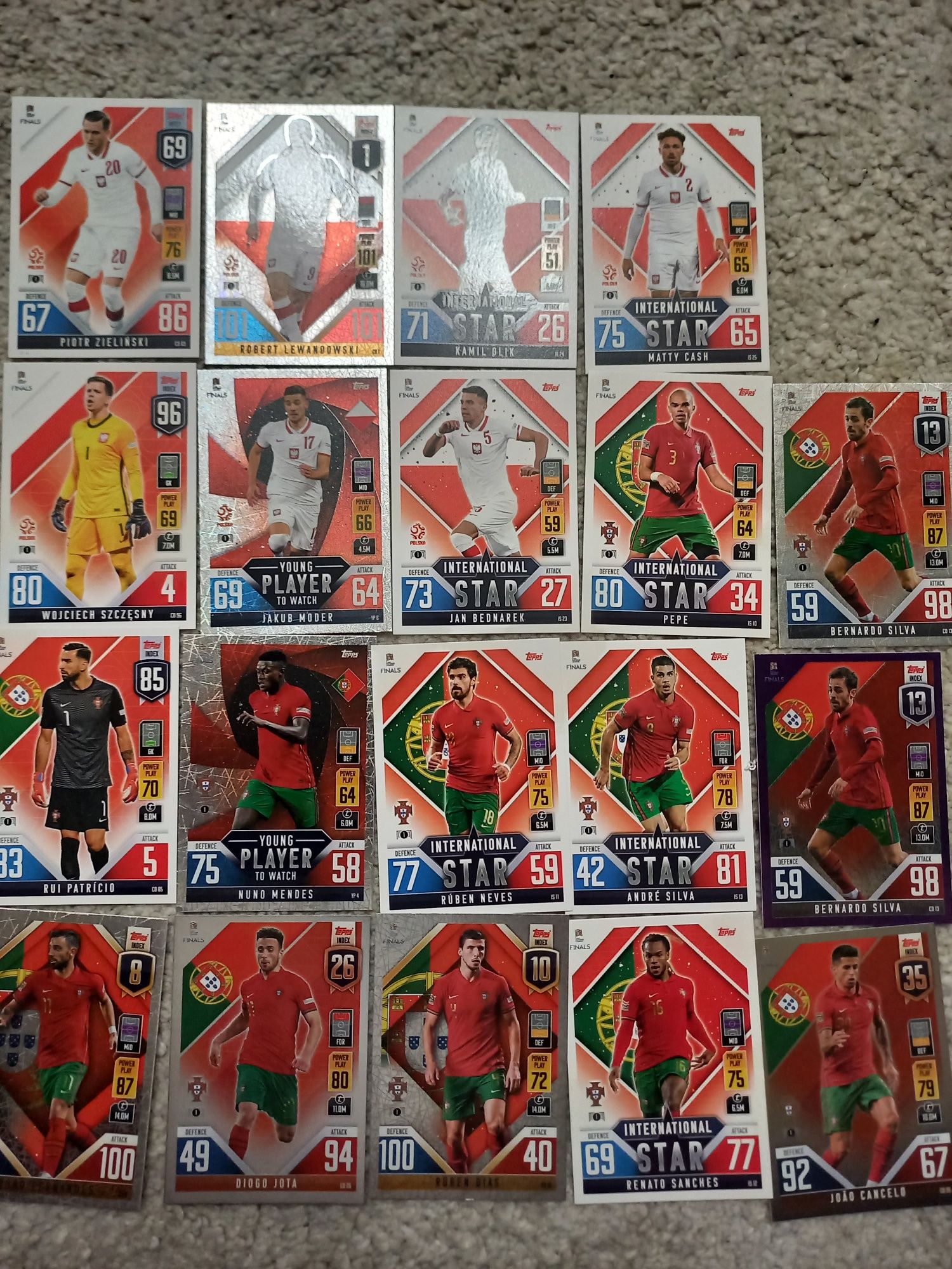 Match attax 101  Road to UEFA Nations League