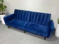 Rozkładana welurowa sofa - Jak NOWA
