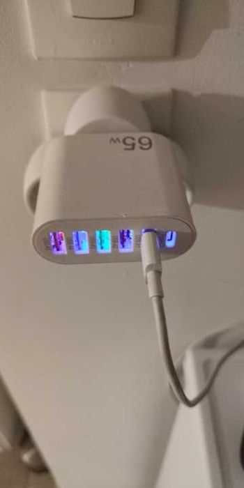 Зарядное устройство 5хUSB 1xType-C