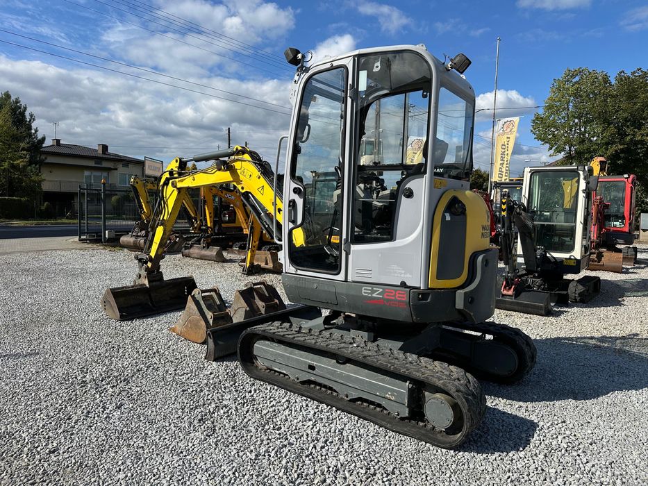 Minikoparka Wacker Neuson. EZ28 z VDS 2014 roku 1 WŁ waga 3000kg