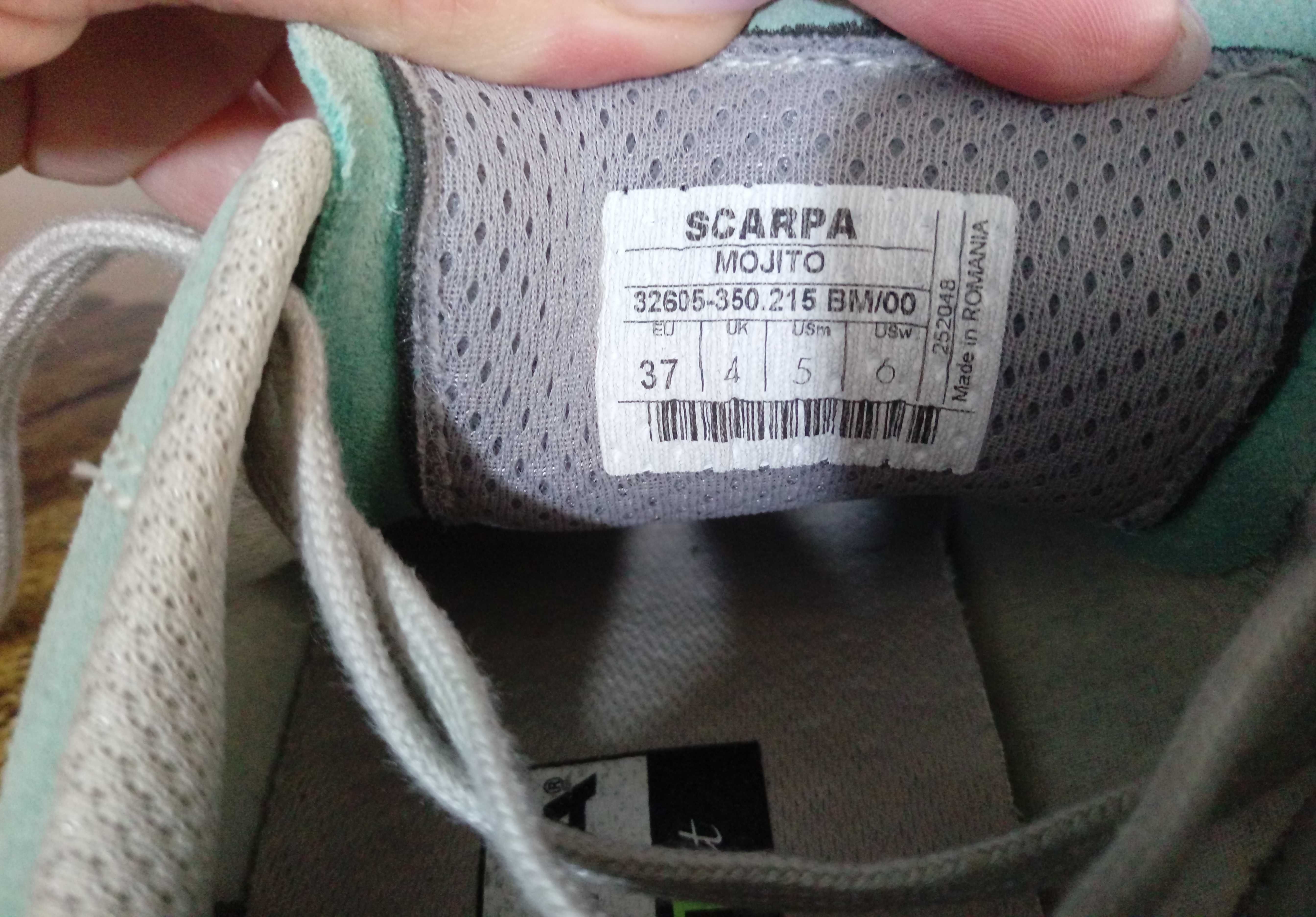 Оригінал Scarpa 37-й жіночі замшеві трекінгові кросівки