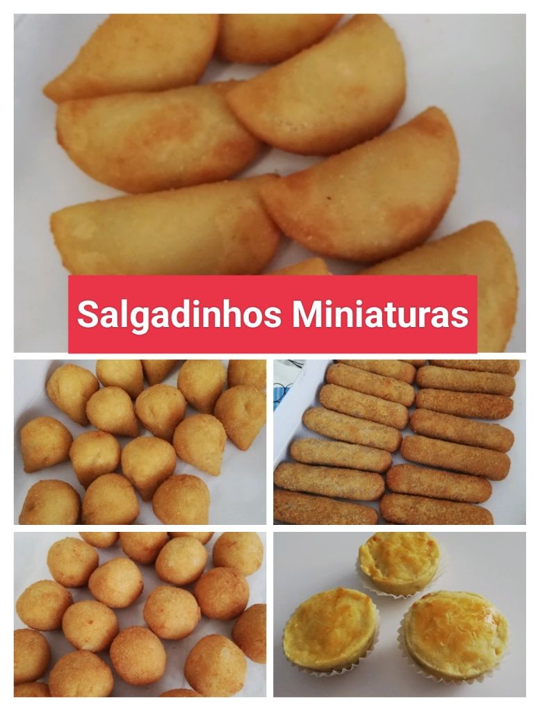 Salgadinhos Miniaturas