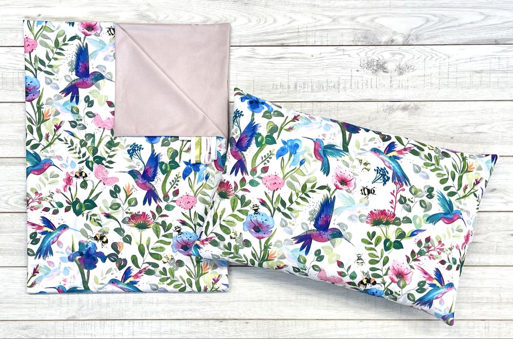 WYPRZEDAŻ Pościel przedszkolaka 120x90 velvet kocyk