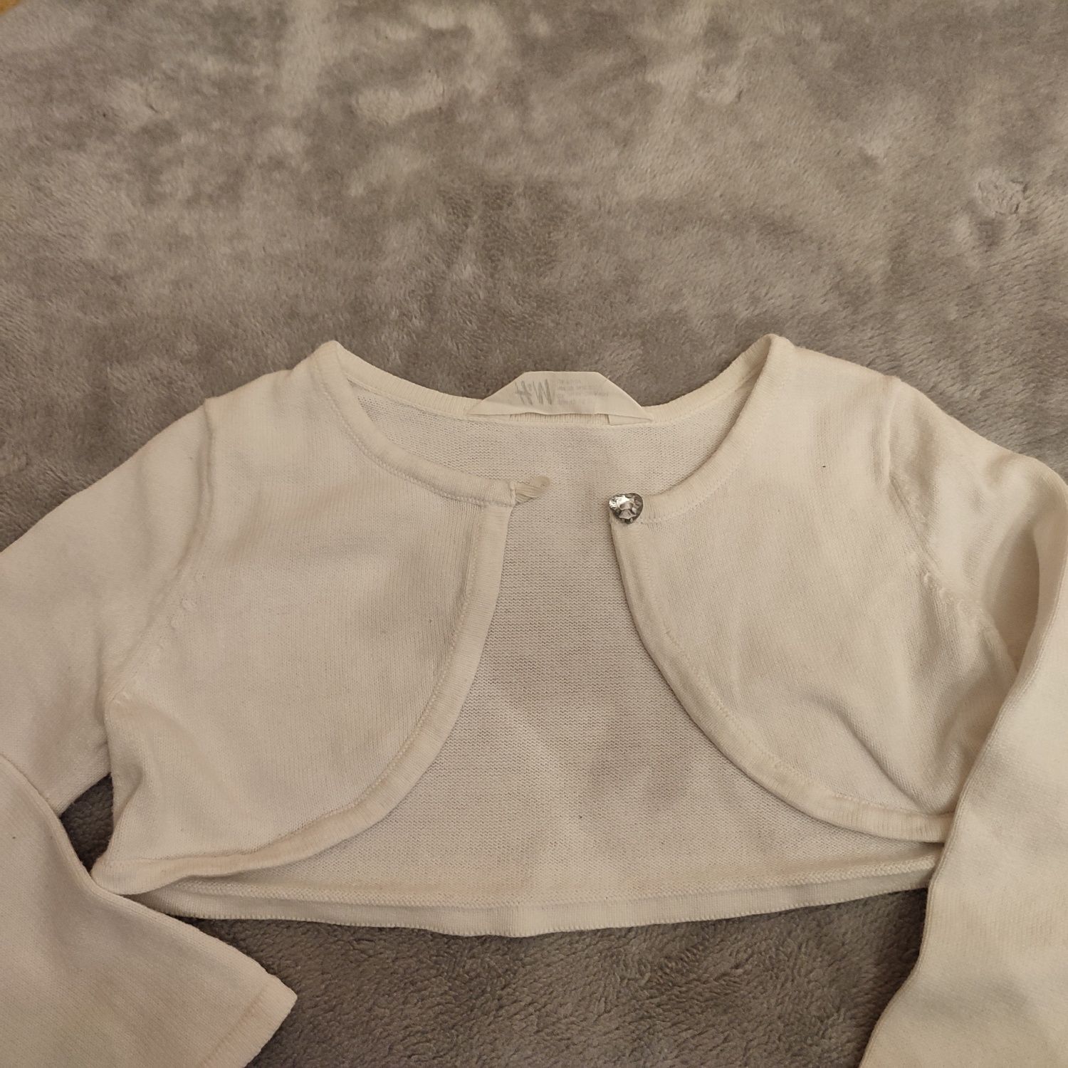 Bolerko H&M 92 białe