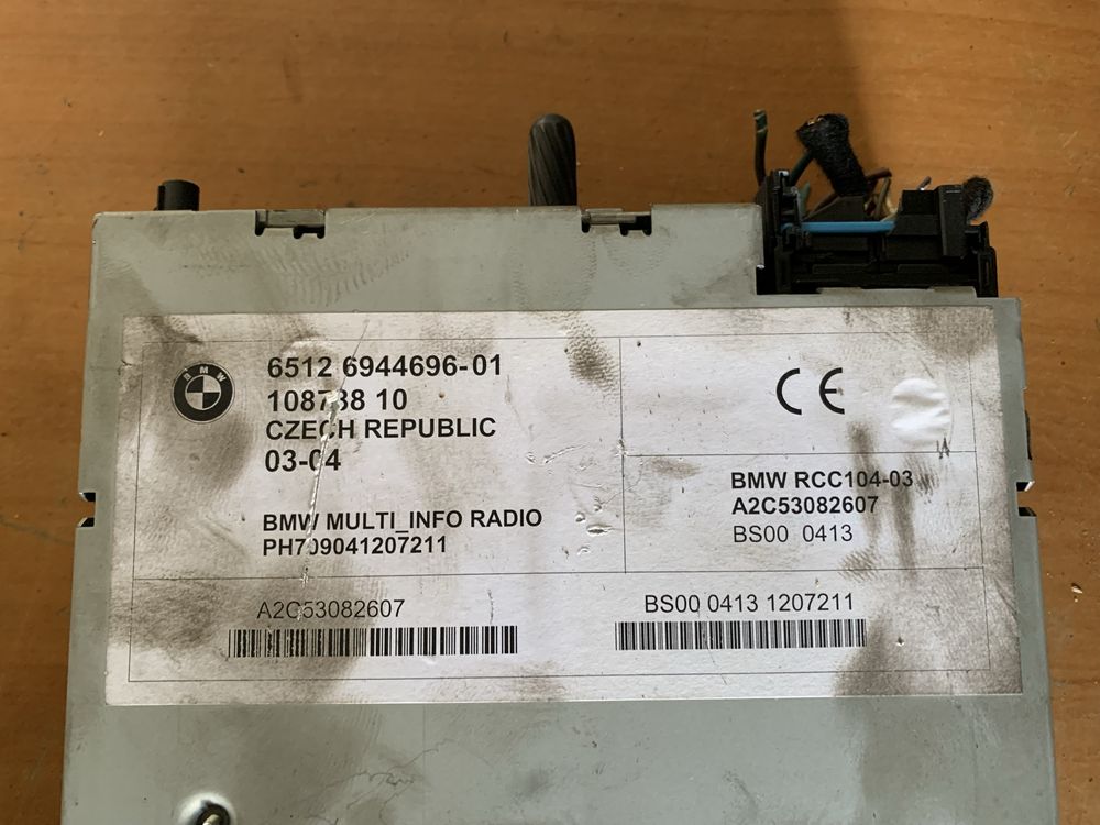 Radio bmw e46 mała navi strzałkowa sprawne