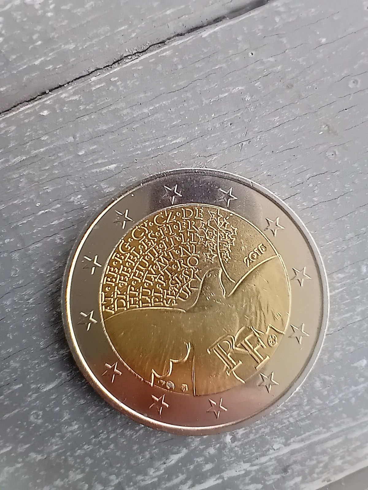 8 moedas de 2€ França