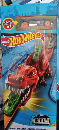 Zestaw Hot Wheels Wyrzutnia Dino +Autko