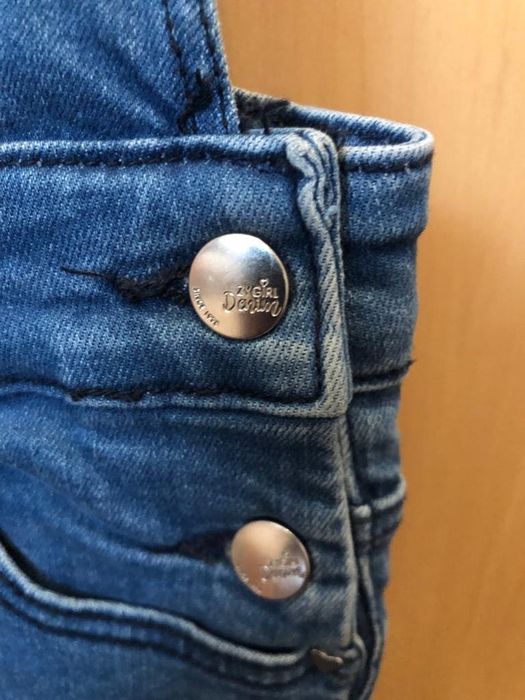 Macacão de ganga Zippy, tamanho 7-8 anos