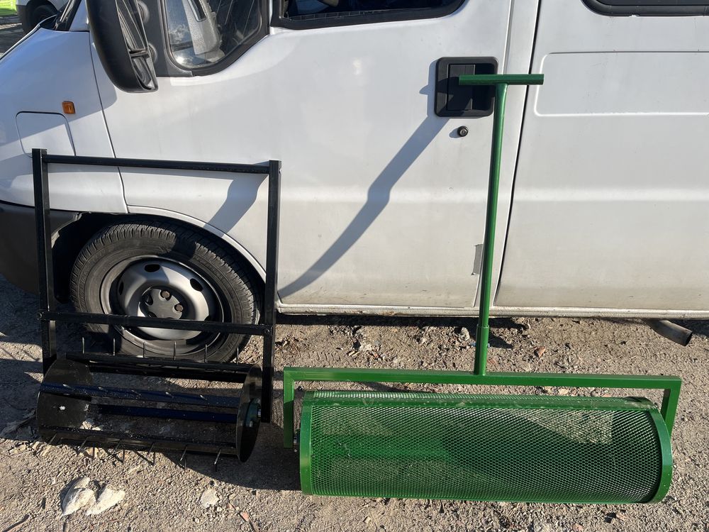 Aerator, walec, posypywarka do ziemi piasku, WYNAJEM