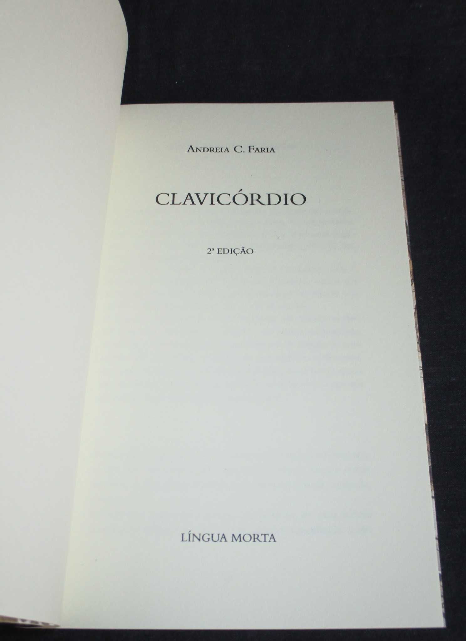 Livro Clavicórdio Andreia C. Faria