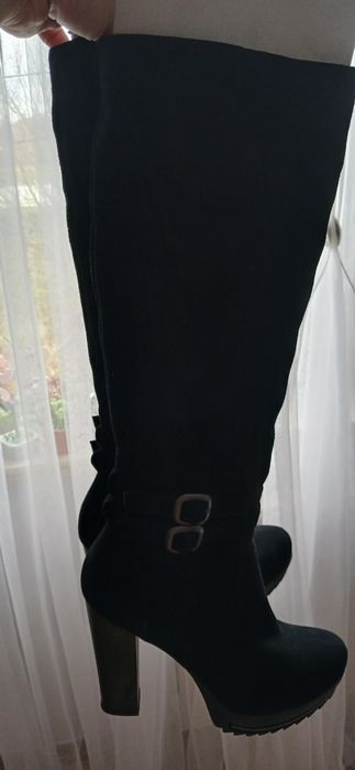 Повністю натуральні зимові чоботи цегейка замш натуральне хутро