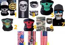 Баф с черепом маска череп вело мото skull бафф балаклава лавсан