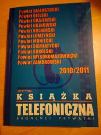 Książka Telefoniczna powiaty woj. podlaskie Białystok 2010/2011
