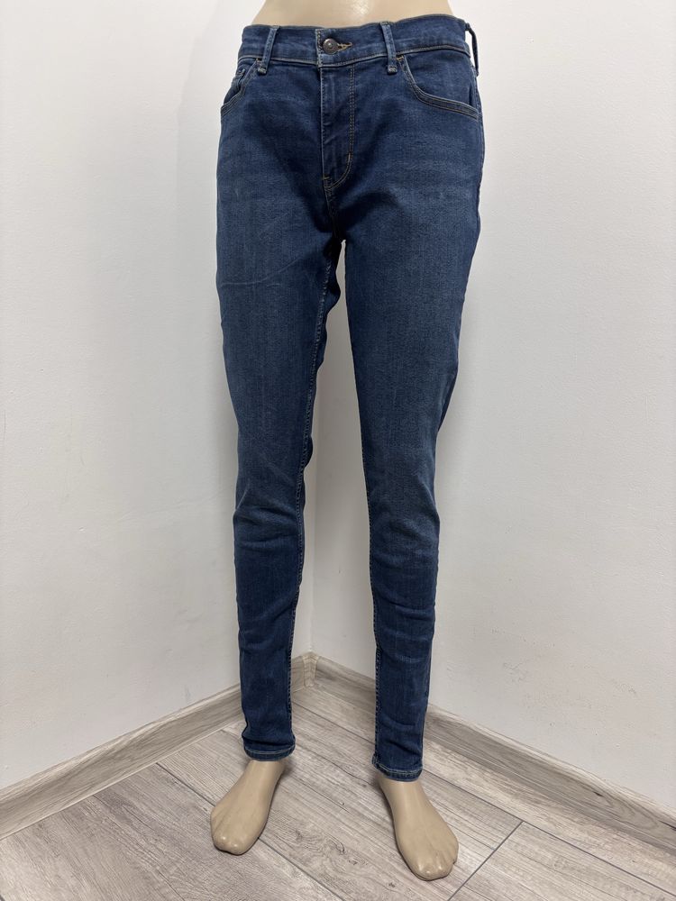 Damskie Levi’s 710 Super Skinny W31 L30 elastyczne granatowe