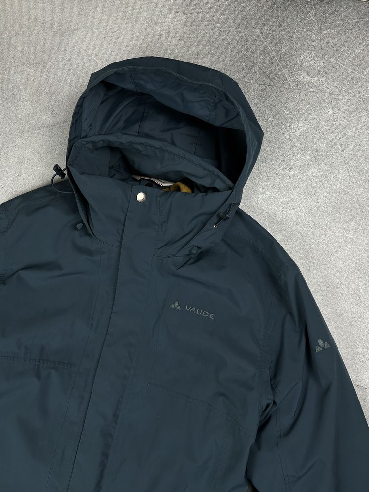 Vaude 3 в 1 (S-M) куртка дощовик мембрана трек хайк фліс