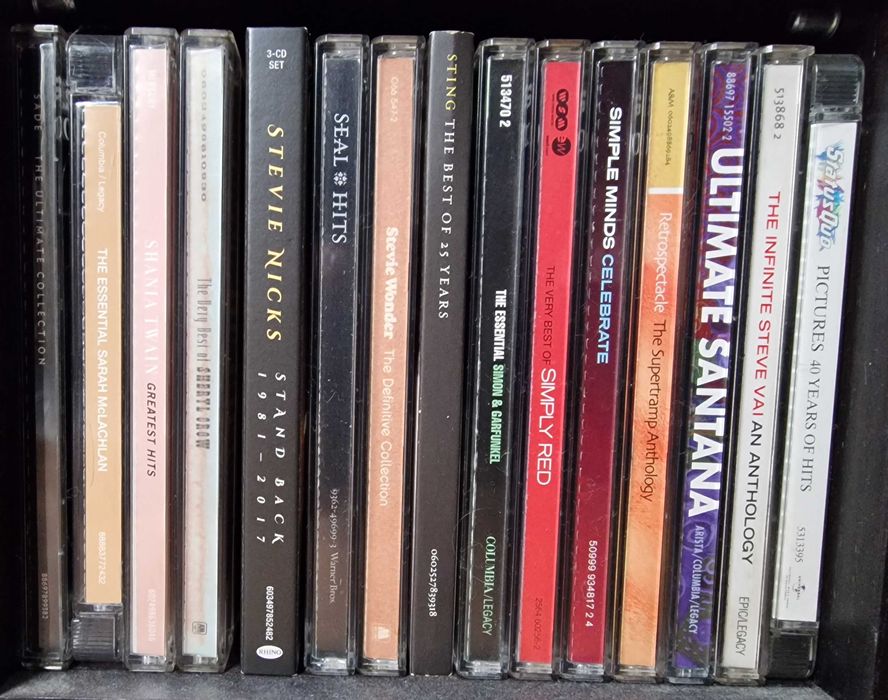 Várias coletâneas em CD (Pop, Rock, Hard-Rock)