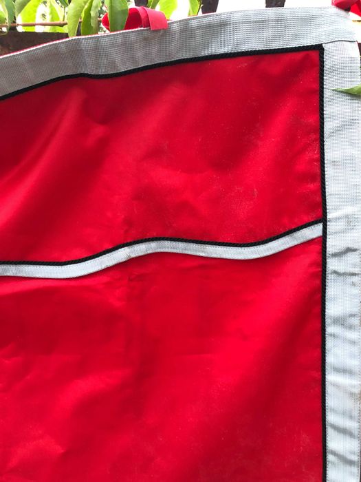 Nowa kurtyna na boks czerwona Torpol