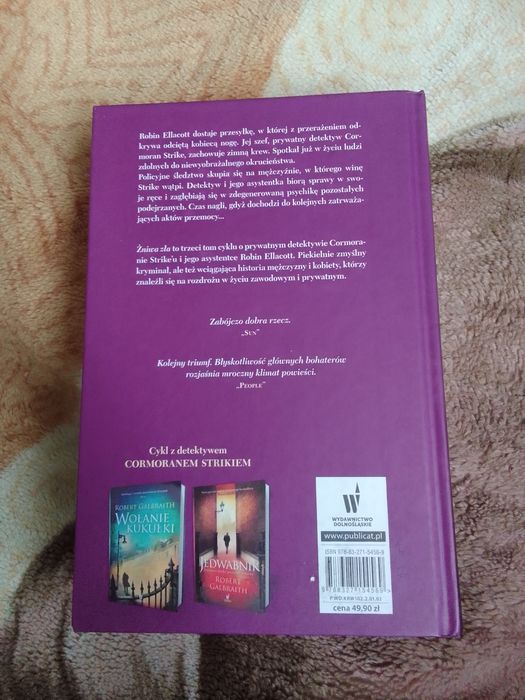 Żniwa zła Robert Galbraith