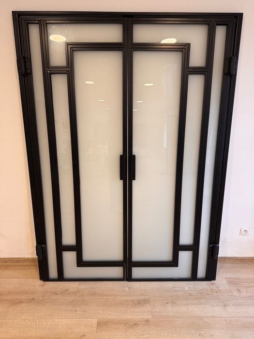 Drzwi wewnętrzne szklane 155/208cm