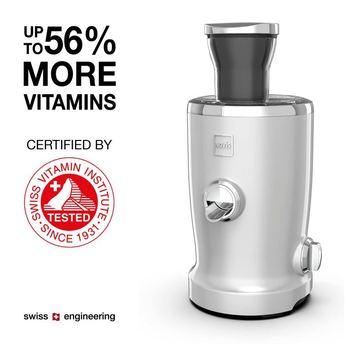 Szwajcarska sokowirówka Novis VITAJUICER srebrna NOWA
