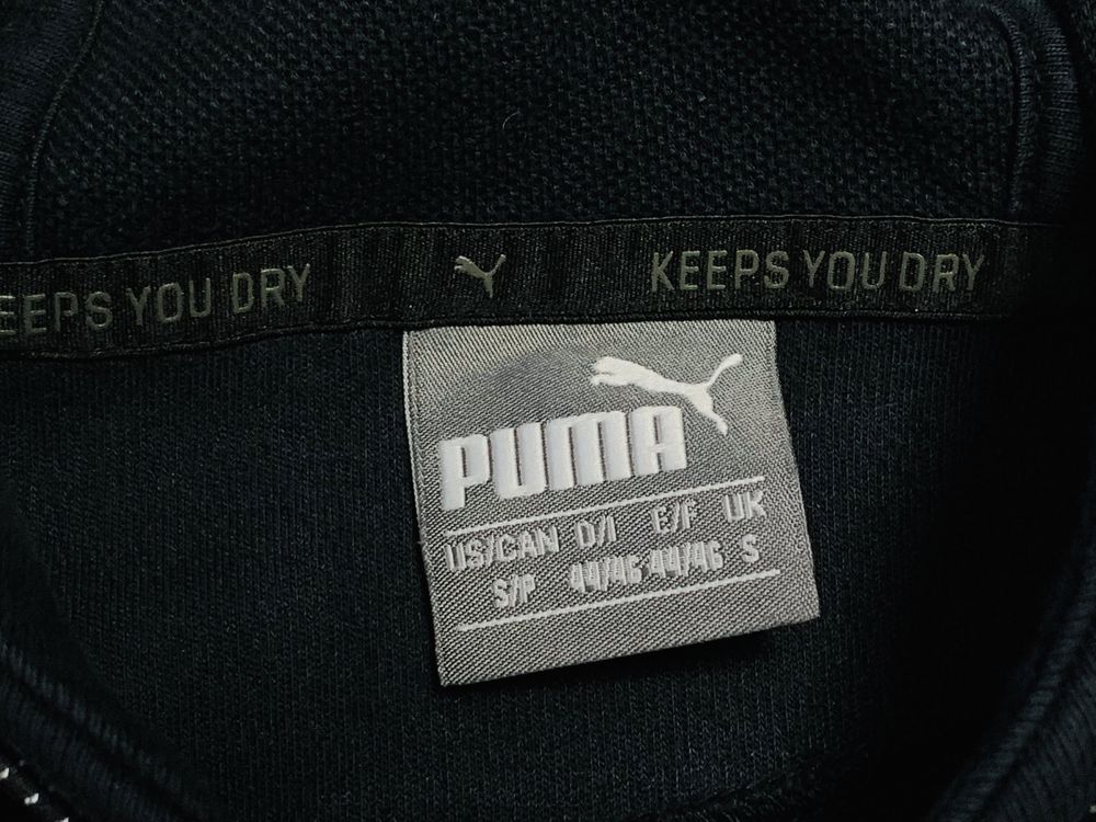Puma_Dresy Bluza + Spodnie Bawełniane Czarne Meskie_S
