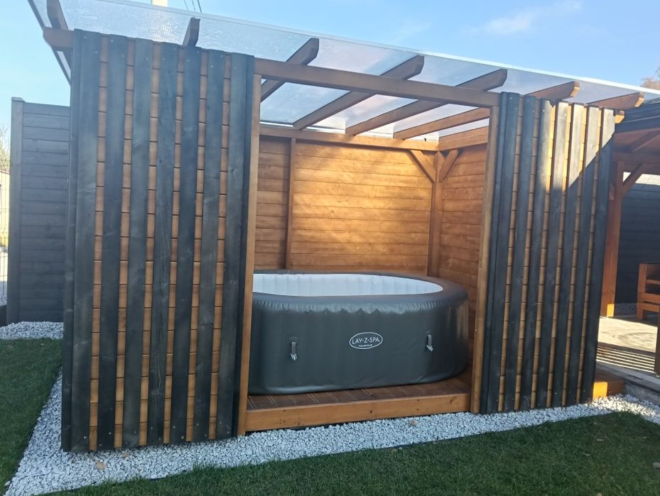 Zabudowa Jacuzzi ogrodowe wiaty zadaszenia